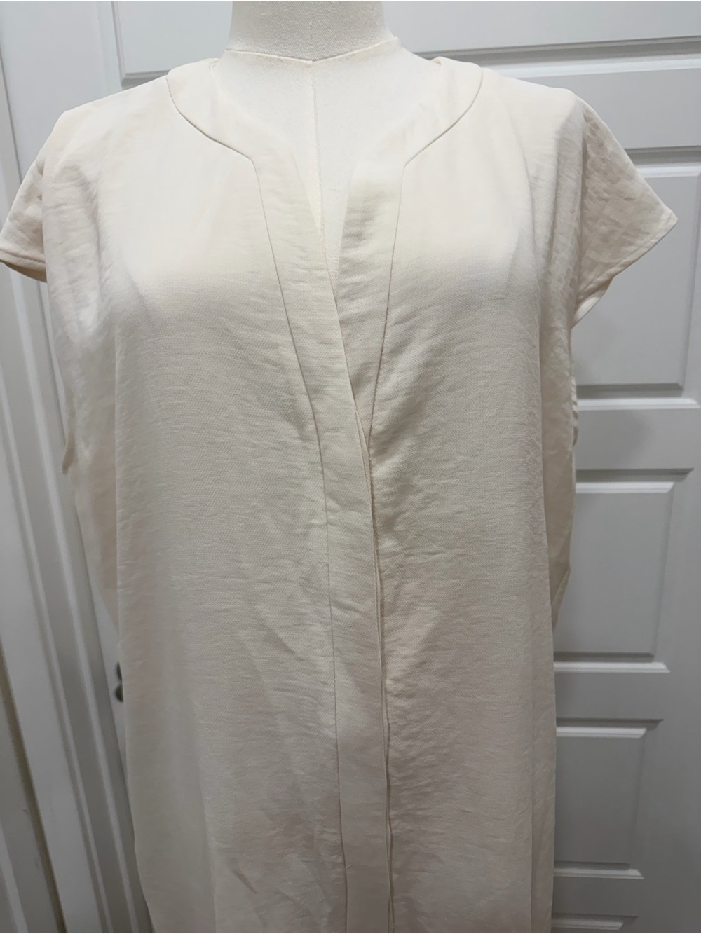 Zara Ivory Cap-Sleeve Wide-Leg Jumpsuit with Statement Belt - Picture 4 of 9